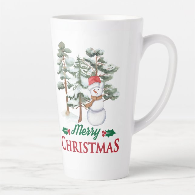 tasse en latte de style chrismast (Droite)
