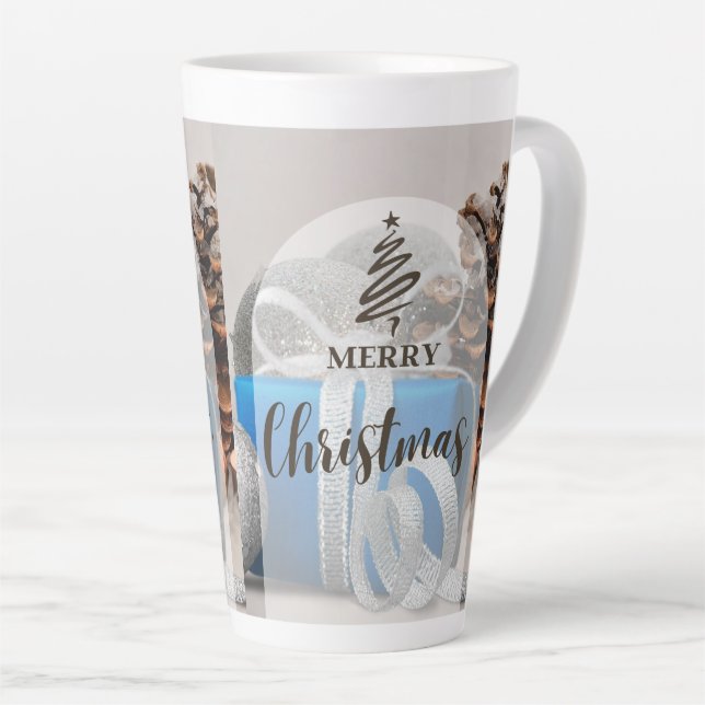 tasse en latte de style chrismast (Angle droit)