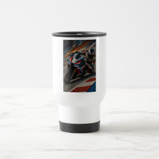 Tasse en mosaïque d'art Superbike Racing Apex