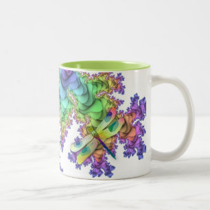 Tasse en pastel de libellules