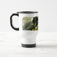 Tasse en plastique de voyage de panthère de