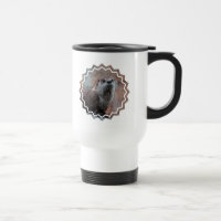 Tasse en plastique de voyage de photo de loutre