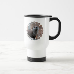 Tasse en plastique de voyage de photo de loutre