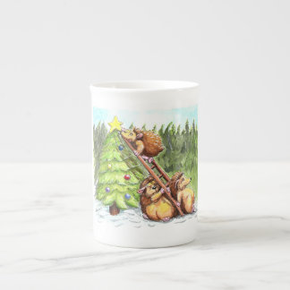 Tasse En Porcelaine 3 choupissons de Noël
