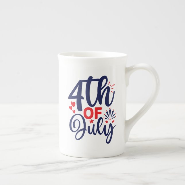 Tasse En Porcelaine 4 juillet-68826 (Droite)