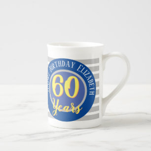 Tasse En Porcelaine 60 Ans. Anniversaire 60 ans