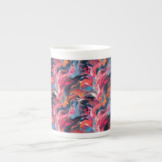 Tasse En Porcelaine Abstract Paint 01