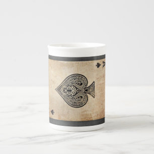 Tasse En Porcelaine Ace of spades