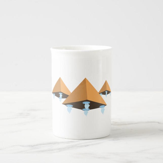 Tasse En Porcelaine Aliens antiques (Devant)