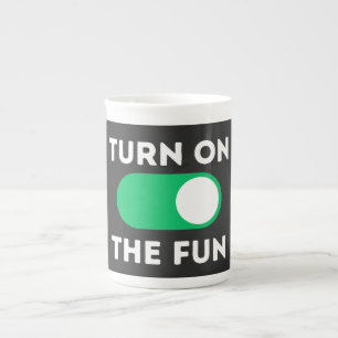 Tasse En Porcelaine Allumez le plaisir