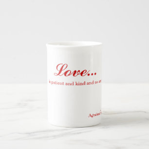 Tasse En Porcelaine Amour