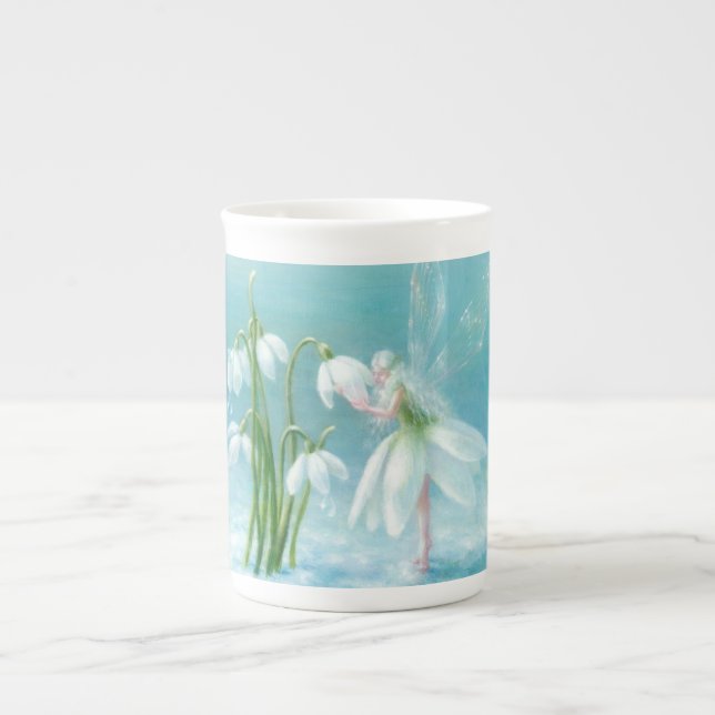 Tasse En Porcelaine Amour à la première vue par Lynne Bellchamber (Devant)