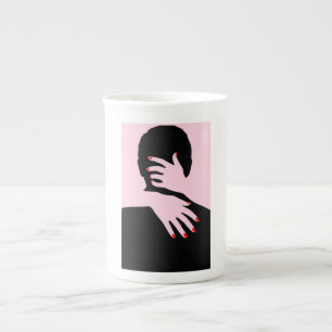 TASSE EN PORCELAINE AMOUR ET ROMANCE