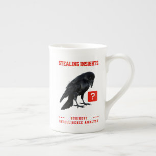 Tasse En Porcelaine Analyste en intelligence d'affaires Crow