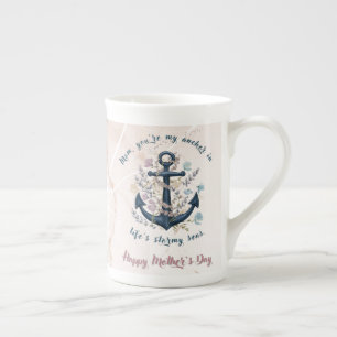 Tasse En Porcelaine Ancre constante - Fête des mères