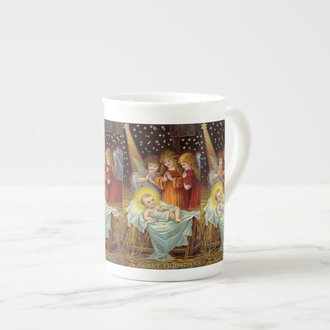 Tasse En Porcelaine Angles dans les boîtes de spécialité Manger (Devant droit)