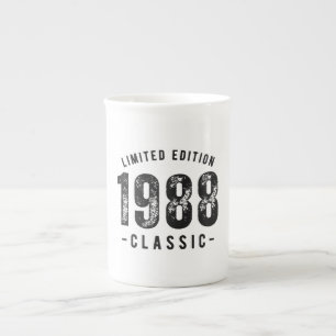 Tasse En Porcelaine Année de naissance classique 1988