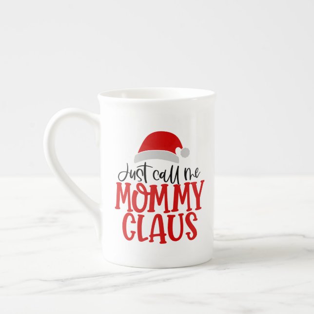 Tasse En Porcelaine Appelle-Moi Maman Claus-56876 (Gauche)