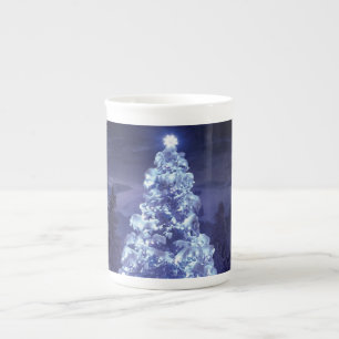 Tasse En Porcelaine Arbre de Noël