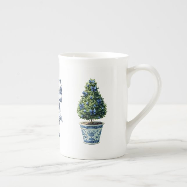Tasse En Porcelaine Arbre de Noël de la Chinoiserie (Droite)