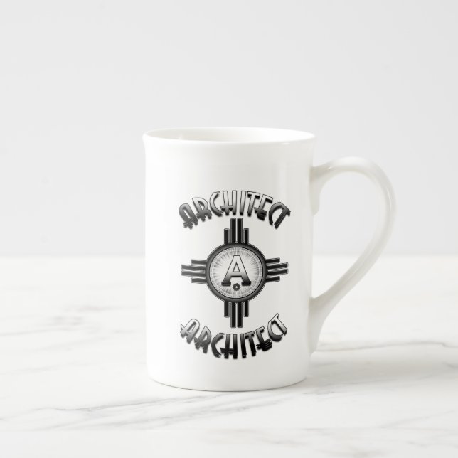 Tasse En Porcelaine Architect Retro - Architectes Merch (Droite)