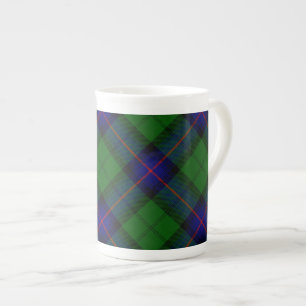 Tasse En Porcelaine Armstrong tartan bleu et vert plaid