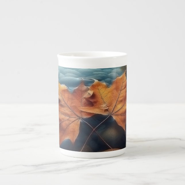 Tasse En Porcelaine Automne dans chaque sip (Devant)
