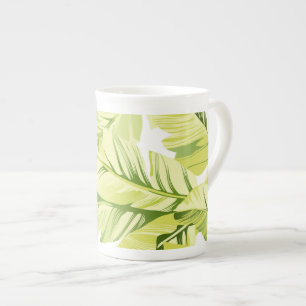 Tasse En Porcelaine Banane Feuille 4