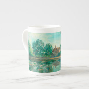 Tasse En Porcelaine Banques du Loing à Saint-Mammès Alfred Sisley