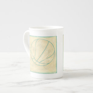 Tasse En Porcelaine Basket bleu par Chariklia Zarris