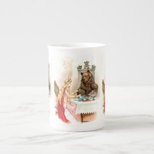 Tasse En Porcelaine Beauté dans le rose et la bête