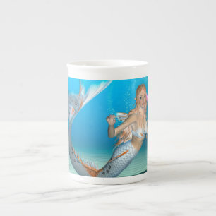 Tasse En Porcelaine Belle sirène