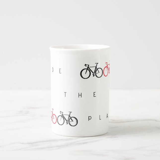 Tasse En Porcelaine Boug de café à bicyclette (Devant)