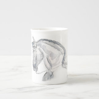 Tasse En Porcelaine Bouteille de porcelaine avec illustration de cheva