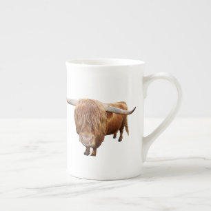 Tasse En Porcelaine Bovin de hauts plateaux écossais