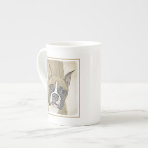 Tasse En Porcelaine Boxer Peinture - Cute Original Chien Art