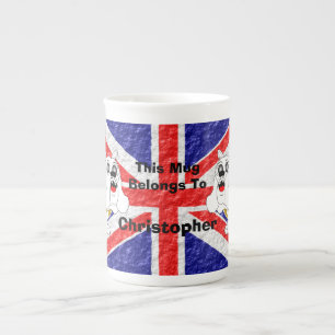 Tasse En Porcelaine Bulldog britannique