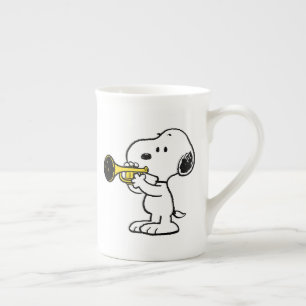 Tasse En Porcelaine cacahuètes   Joueur de trompette Snoopy