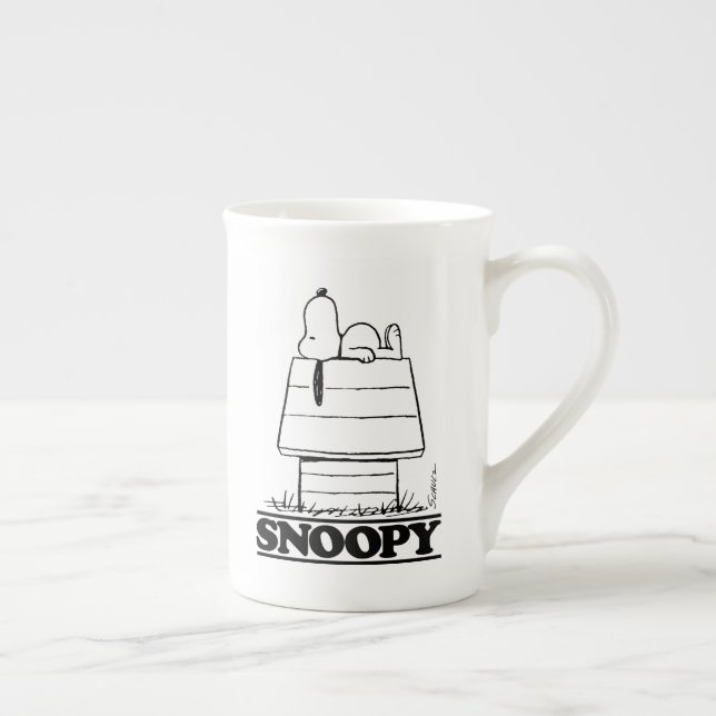 Tasse En Porcelaine cacahuètes | Snoopy Le Secret À La Vie (Droite)