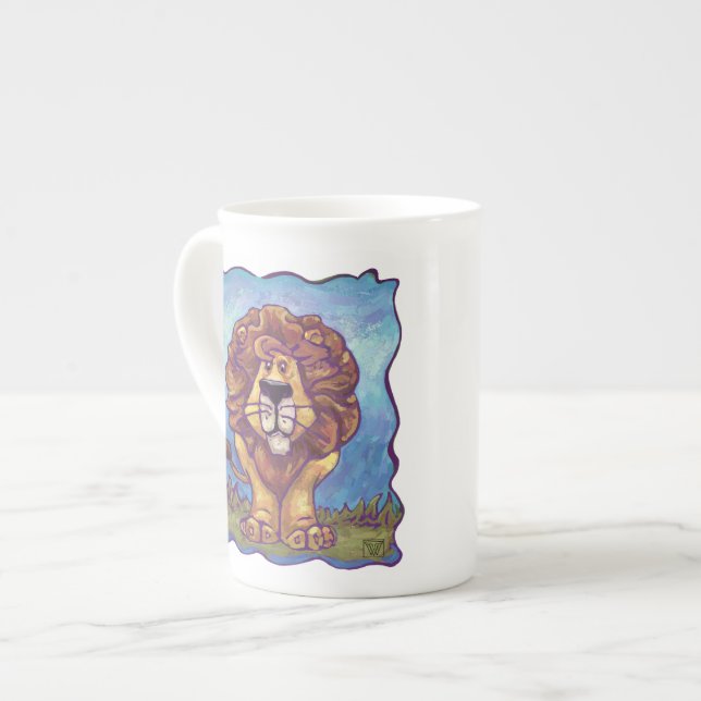 Tasse En Porcelaine Cadeaux et accessoires Lion (Devant gauche)