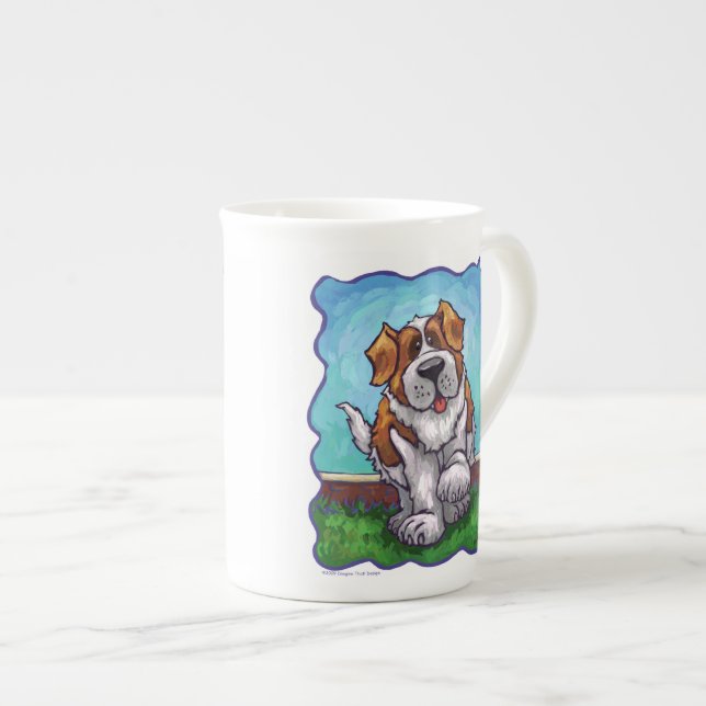 Tasse En Porcelaine Cadeaux et accessoires St. Bernard (Devant droit)