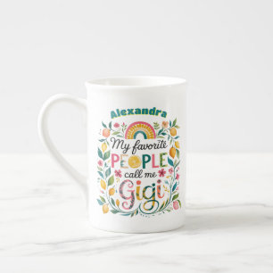 Tasse En Porcelaine ❤️Cadeaux GIGI personnalisés Fête des mères Annive