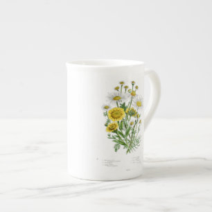 Tasse En Porcelaine Camomille vintage