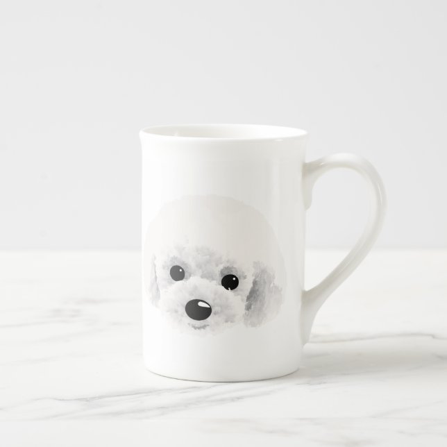 Tasse En Porcelaine caniche (Droite)