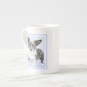 Tasse En Porcelaine Cardigan Welsh Corgi Peinture - Art Chien original