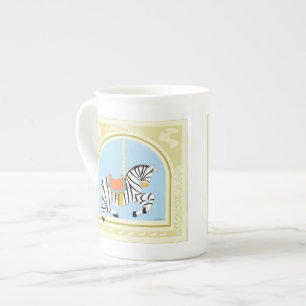 Tasse En Porcelaine Carousel Zebra par June Erica Vess