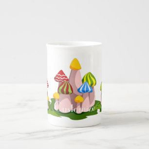 Tasse En Porcelaine Cathédrale des champignons magiques Thunder_Cove