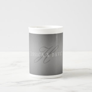Tasse En Porcelaine Changement graduel Gray Gradient N'importe quel no