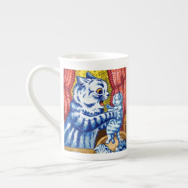 Tasse En Porcelaine Chat et ses chatons