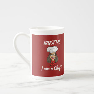 Tasse En Porcelaine Chef femme